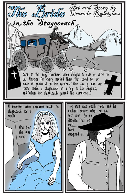 The Bride in the Stagecoach by Grasiela Rodriguez